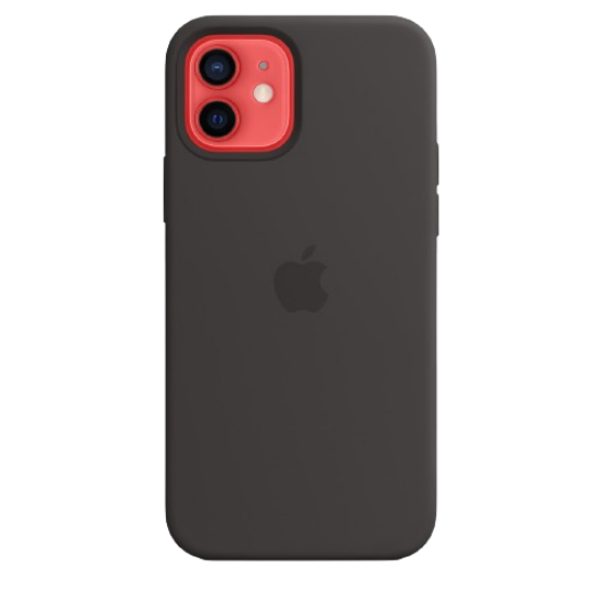 Apple silicone case with MagSafe iPhone 12/12 Pro (Original Quality) Black